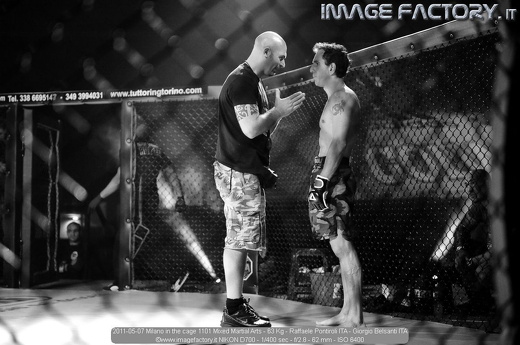 2011-05-07 Milano in the cage 1101 Mixed Martial Arts - 63 Kg - Raffaele Pontiroli ITA - Giorgio Belsanti ITA